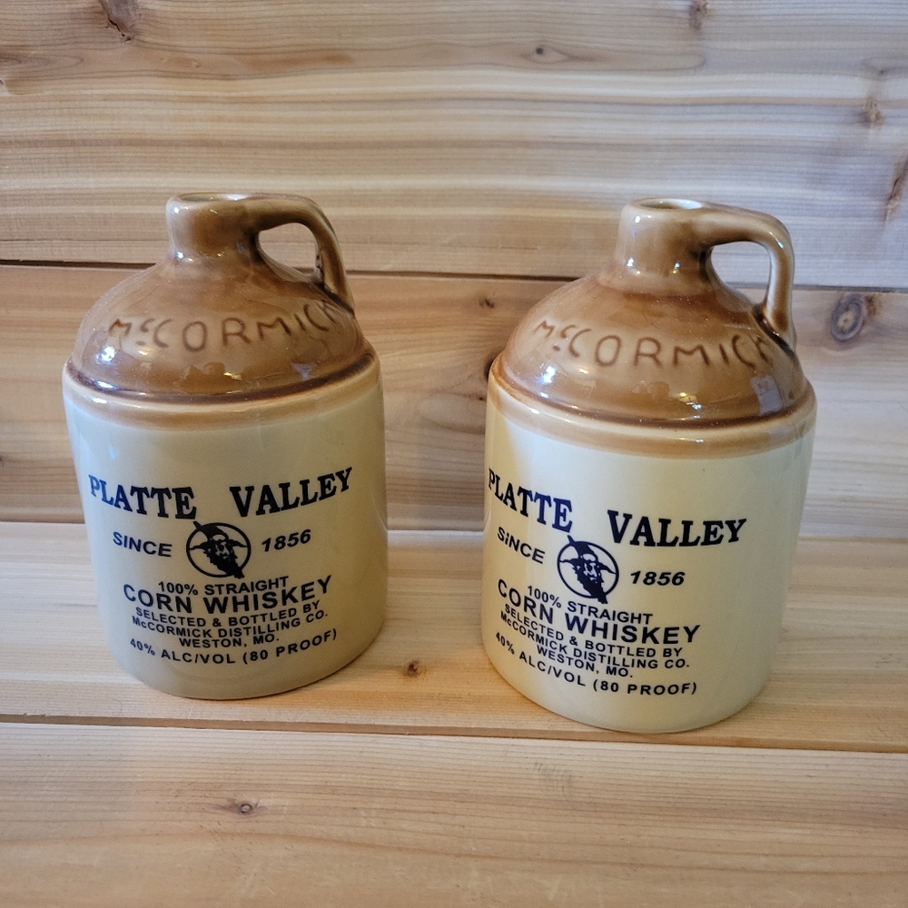 McCormick Platte Valley Corn Whiskey Jugs - Picture 1 of 5